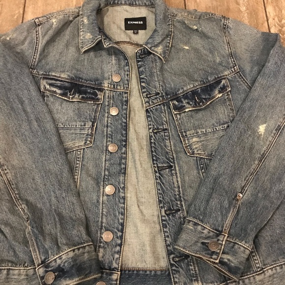 express jean jacket mens